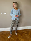 Farrah Zebra Print Jeans