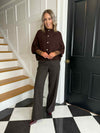 Mamilla Wide Leg Trousers - Hot Fudge