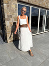 Fiona Ankle Skirt - Ivory