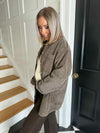 Alva Long Cord Shacket - Morel