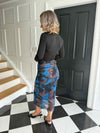 Petrolium Gathered Mesh Skirt - Black