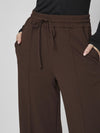Clua High Waist Trousers - Coffee Bean