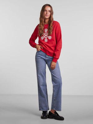 Merry Snowflake Sweater - Barbados