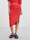 Keegan Midi Skirt - Poppy Red