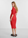 Keegan Midi Skirt - Poppy Red