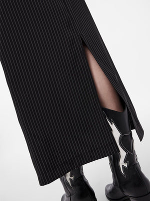 DiDi Ankle Skirt - Black/White