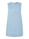 Flora Mini Dress - Denim