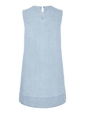 Flora Mini Dress - Denim