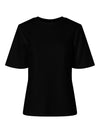 Skylar Split T-Shirt - Black