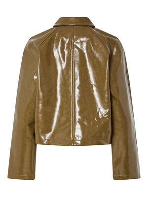 Merry Coated Jacket - Olive