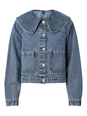 Ally Denim Jacket - Light Blue Denim