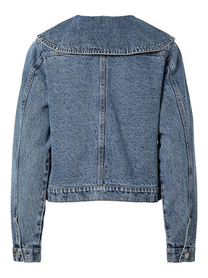 Ally Denim Jacket - Light Blue Denim