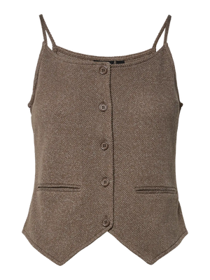 Pepper Strap Vest - Morel
