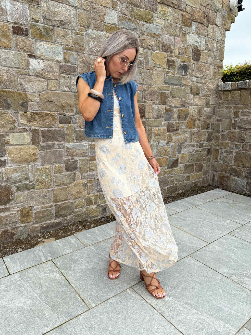 Yaz Denim Waistcoat - Denim