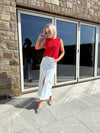 Viviene Long Skirt - Light Blue Denim
