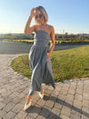 Thea Dress - Striped Navy