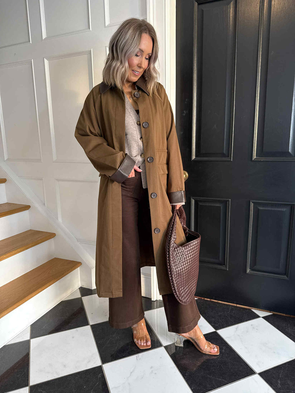 Hella Long Coat - Coffee Bean