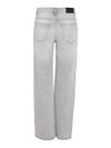 Yolanda Normal Waist Wide Leg Jeans - Light Grey