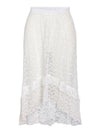 Lacey Midi Skirt - White