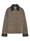 Nora Collar Jacket - Morel