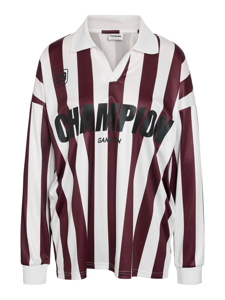 Buffy Striped Sporty Polo Shirt - Port Royale