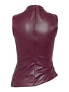 Dandy PU Sleeveless Top - Windsor Wine