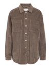 Alva Long Cord Shacket - Morel
