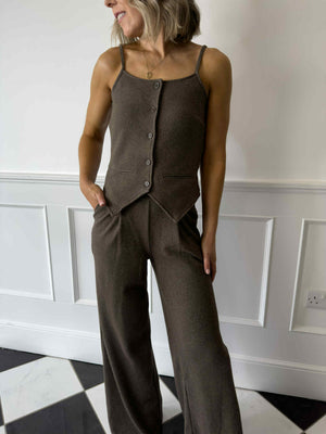 Pepper Strap Vest - Morel