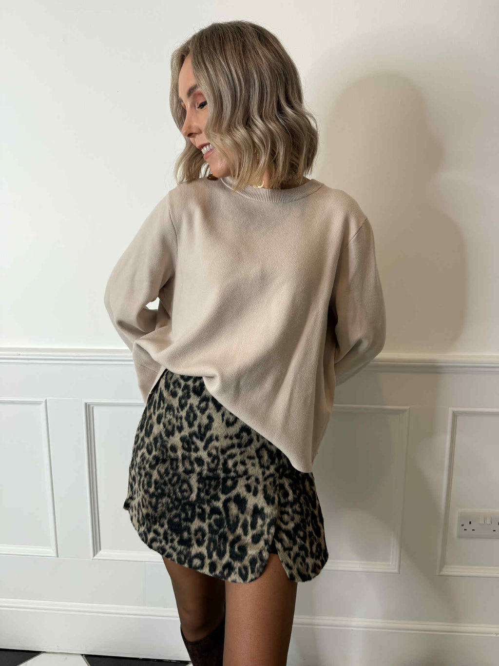 Jules Skort - Leopard Print