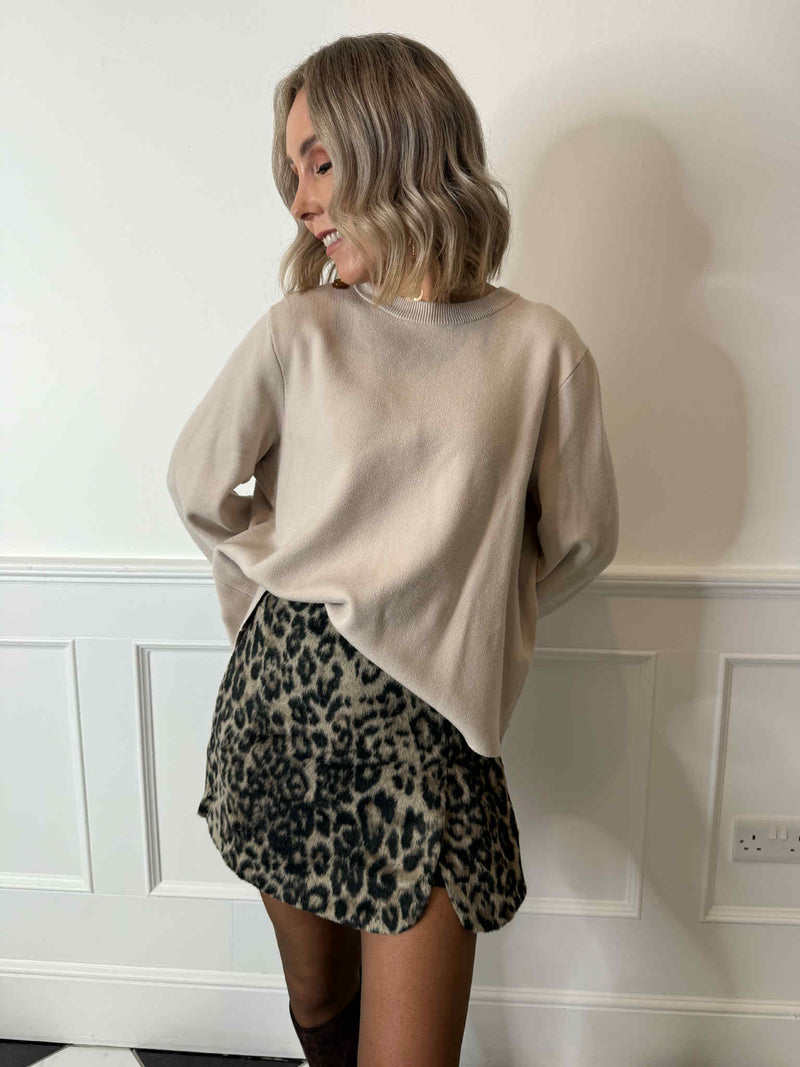 Jules Skort - Leopard Print