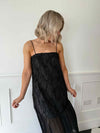 Silla Strap Maxi Dress - Black