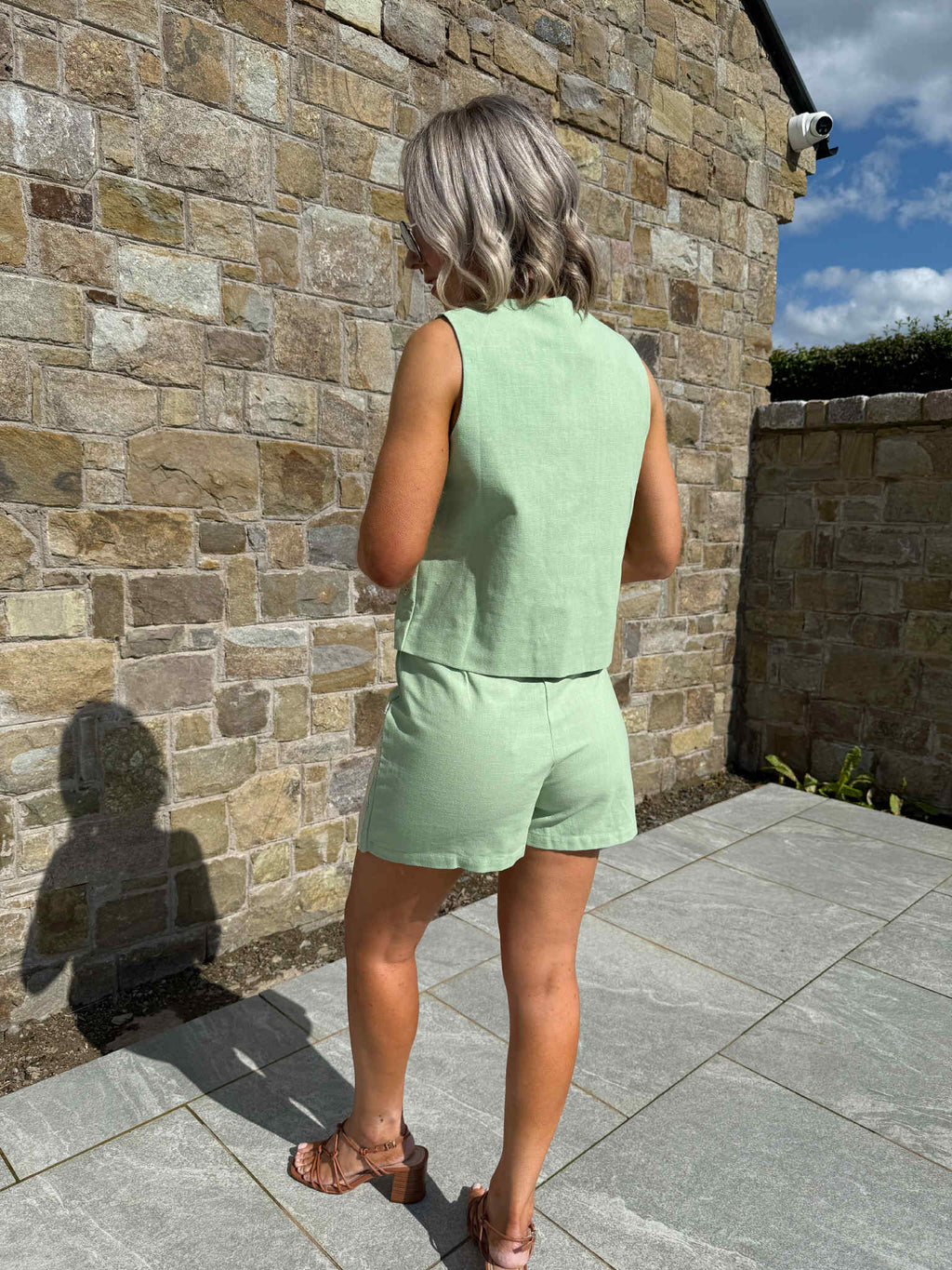 Ace Embroidered Skort - Green