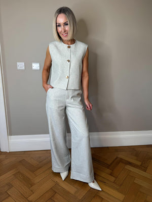 Minnie Waistcoat - Sage