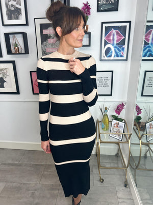 Pernille Striped Knit Dress