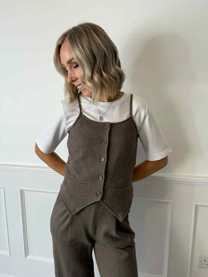 Pepper Strap Vest - Morel
