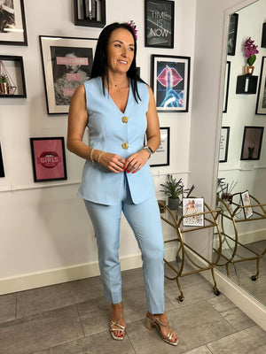 Vienna Waistcoat - Blue
