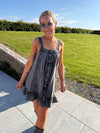 Oregon Acid Wash Denim Dress - Black