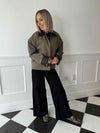 Nora Collar Jacket - Morel