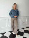 Ally Denim Jacket - Light Blue Denim