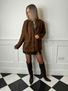 Rakel Suede Blazer - Brown