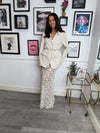 Lennox Tie Blazer - Beige