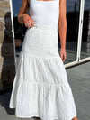 Fiona Ankle Skirt - Ivory