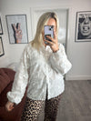 Lolly Textured Blouse - White