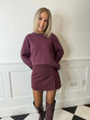 Reynard Sweater - Mauve Wine