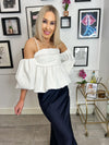Aiya Maxi Slip Skirt - Navy
