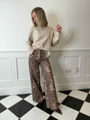 Belma Denim Trousers - Cocoa Brown