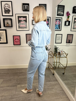 Billie Jumpsuit - Light Blue Denim