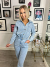 Billie Jumpsuit - Light Blue Denim