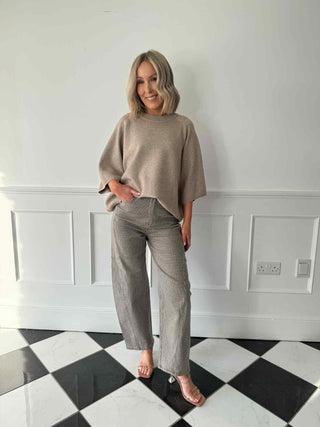 Maisie Knit Jumper - Taupe