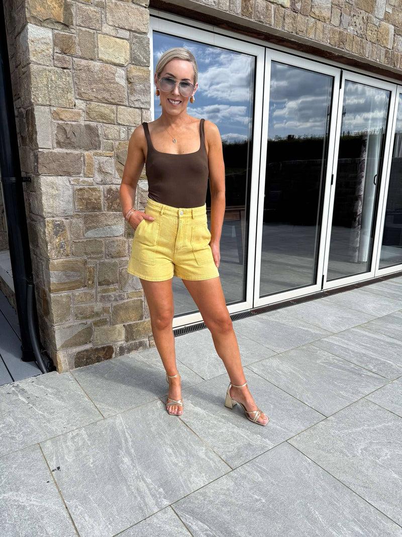 Devi Shorts - Mustard
